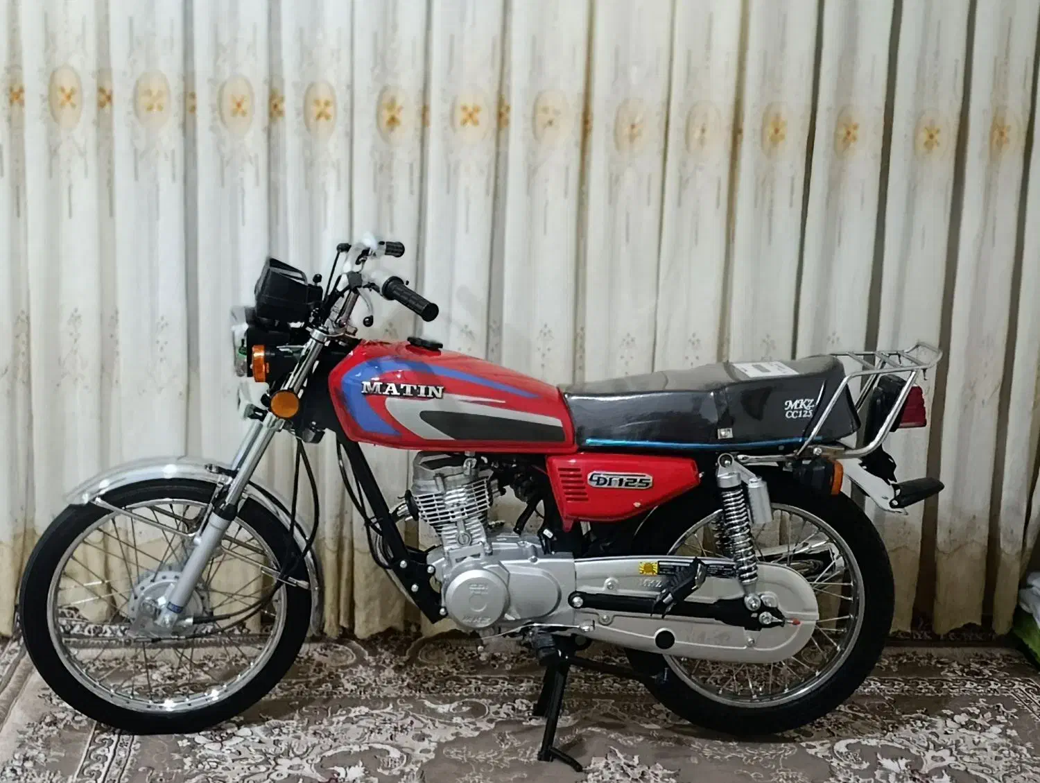 متین ۱۲۵ خشک واقعی|موتورسیکلت|ایلام, |دیوار