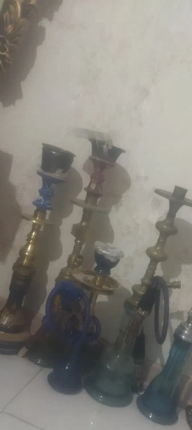 4 عدد قلیون برنجی|کلکسیون و سرگرمی|فشاپویه, |دیوار