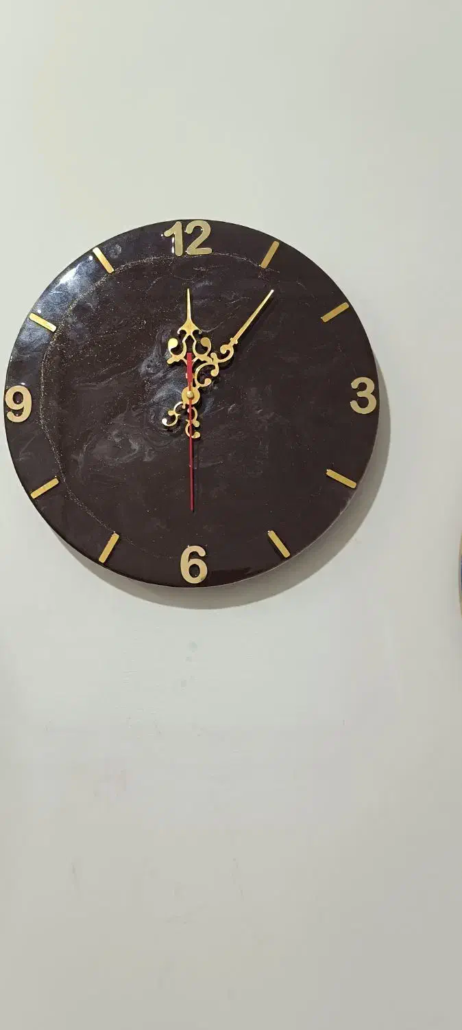 ساعتهای دست ساز رزینی|ساعت دیواری و تزئینی|باغستان, |دیوار