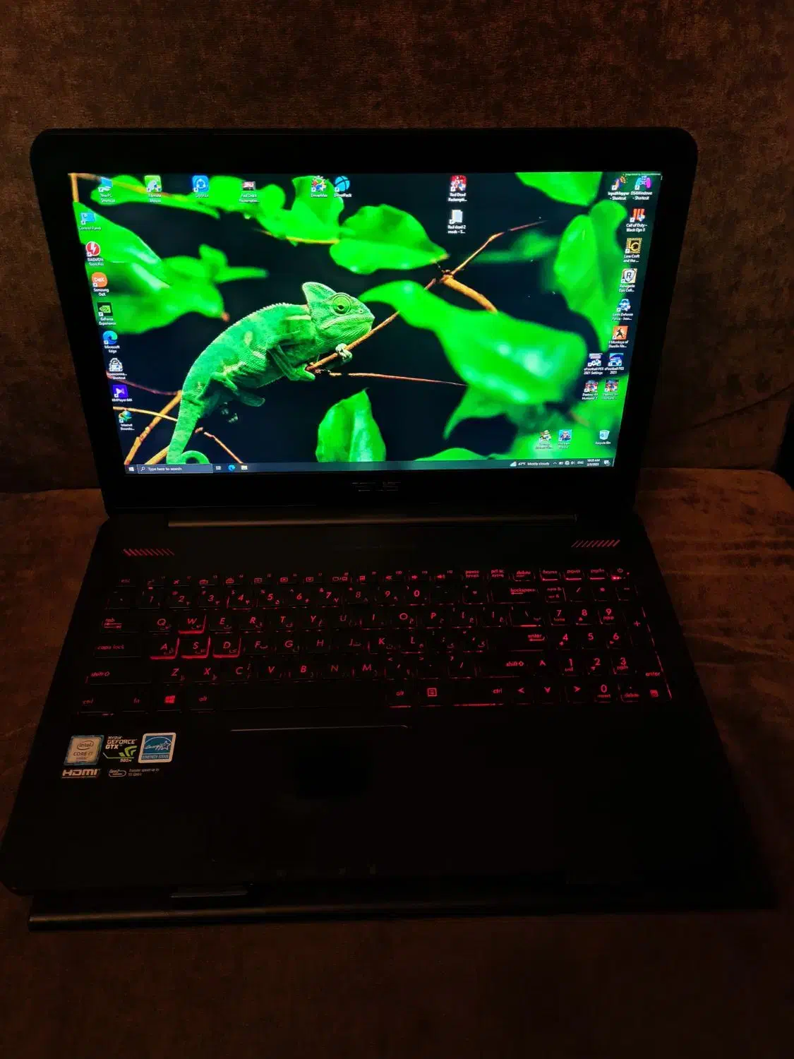 لپتاب ایسوس گیمینگ رم ۳۲ صفحه 4k و هارد یک ترا|رایانه همراه|تهران, نارمک جنوبی|دیوار