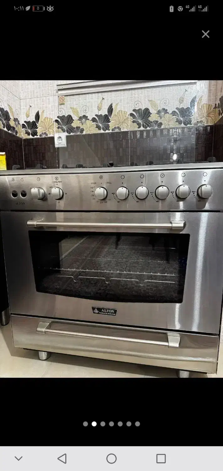 اجاق گاز فردار التون تمام استیل|اجاق گاز و لوازم برقی پخت‌وپز|کبودرآهنگ, |دیوار