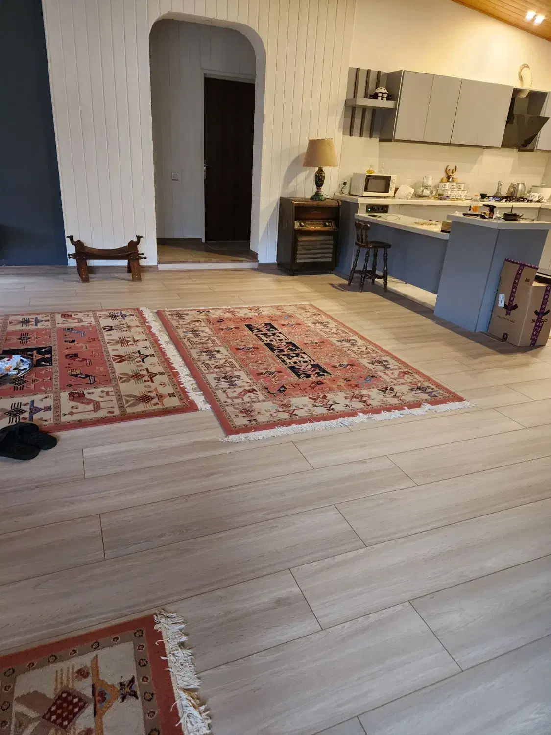 فرش طرح گبه|فرش|رویان, |دیوار