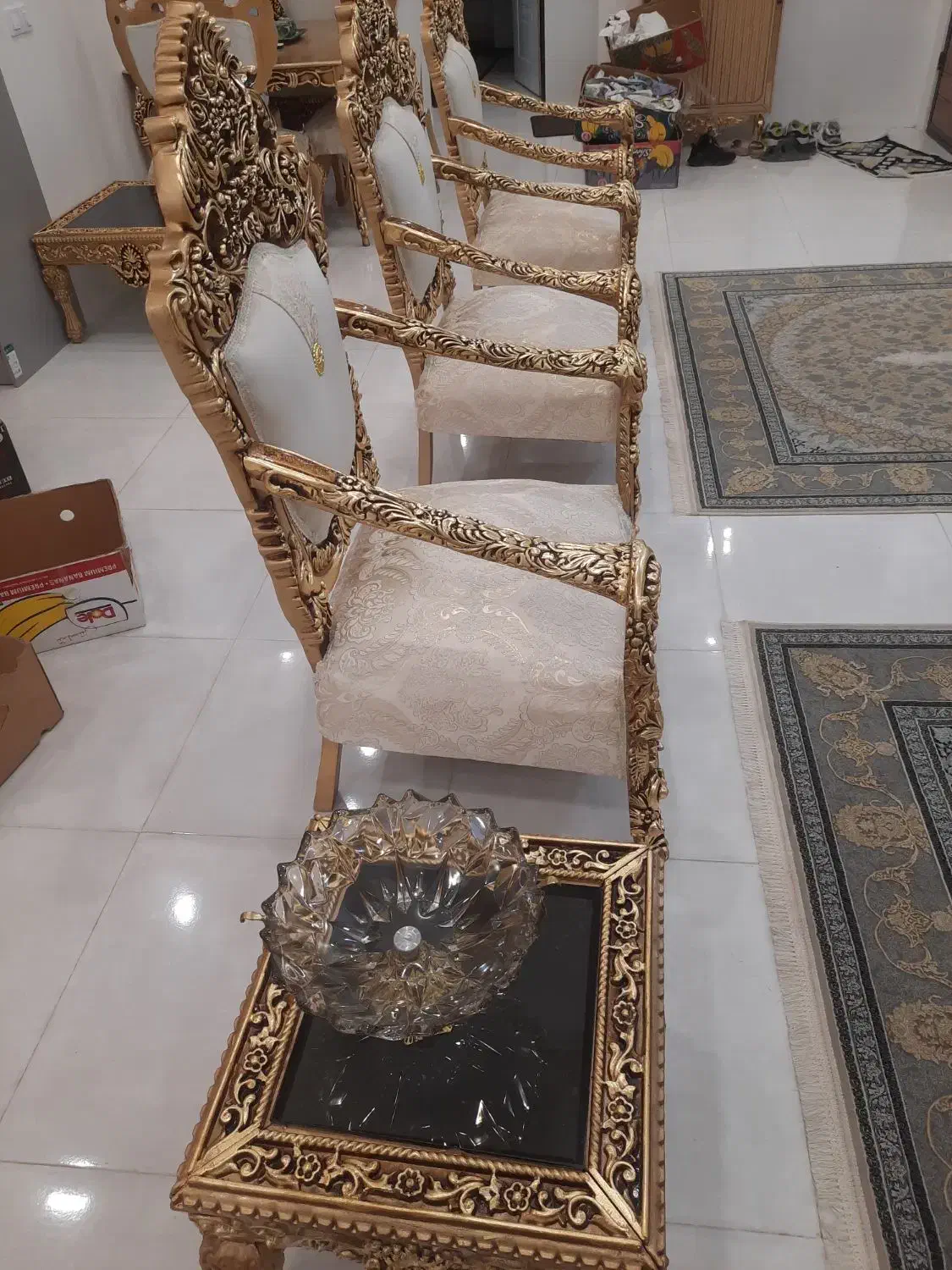 مبل 7نفره،آینه کنسول،ناهارخوری،میز تلویزیون،جاکفشی|مبلمان خانگی و میز عسلی|محمدشهر, ولدآباد|دیوار