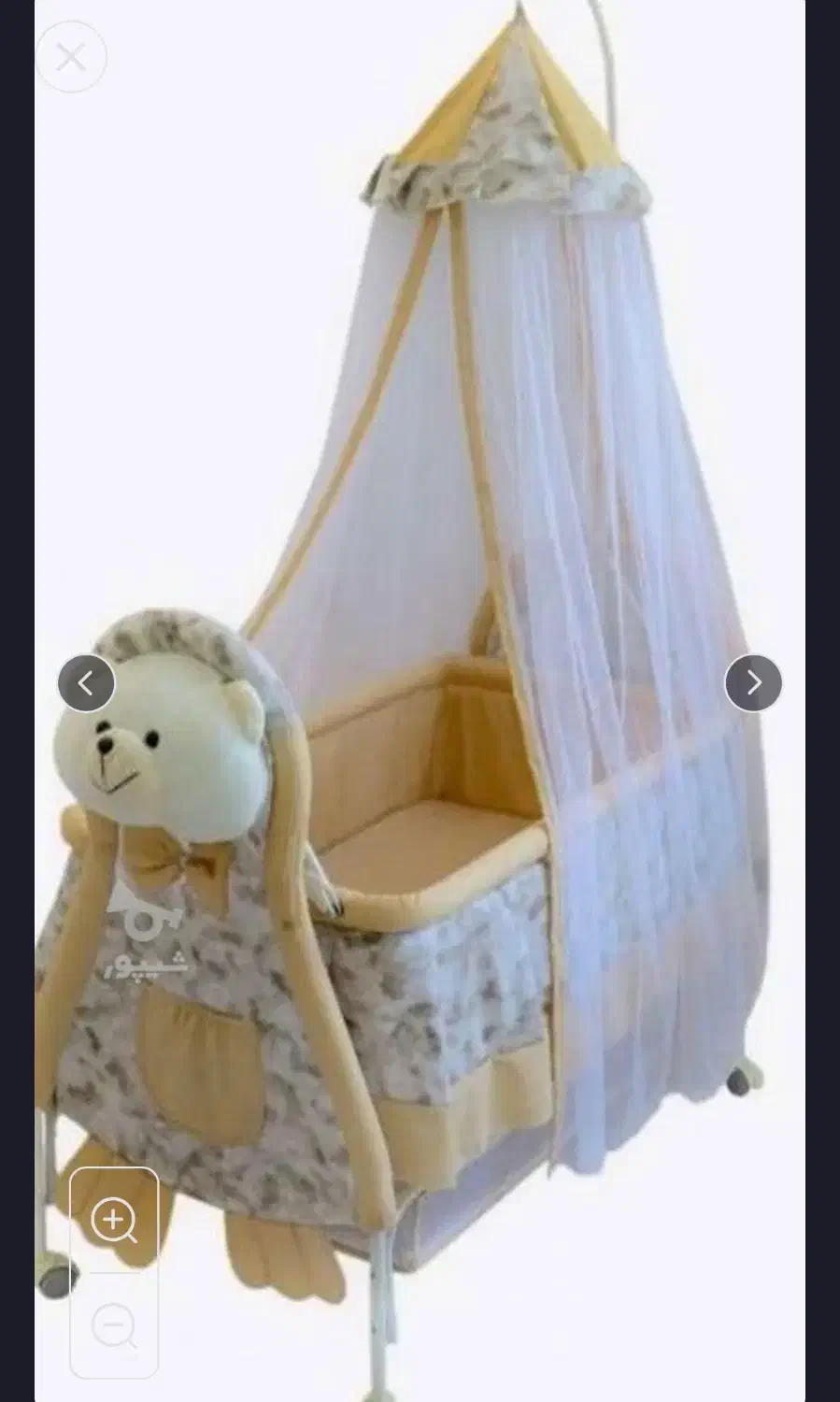 تخت گهواره ای نوزاد کاملا سالم ونو|تخت و صندلی بچه|لنگرود, |دیوار