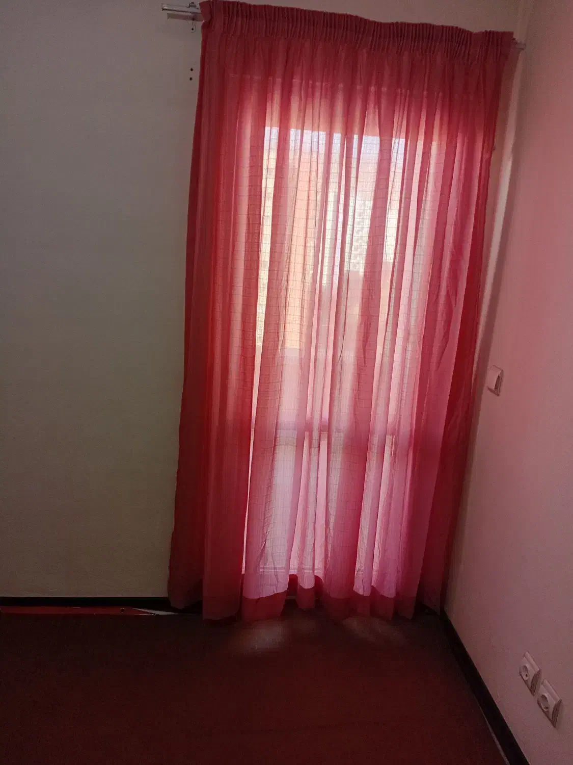 ۲ عدد پرده حریر بلند مناسب اتاق خواب|پرده، رانر، رومیزی|پردیس, فاز ۳|دیوار