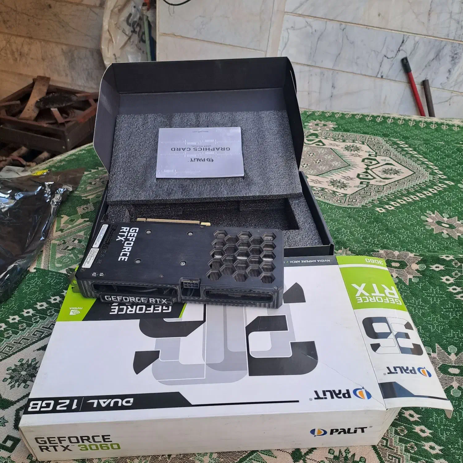 کارت گرافیک گیمینگ RTX3060 GFORCE 12 G|قطعات و لوازم جانبی رایانه|تهران, خزانه|دیوار