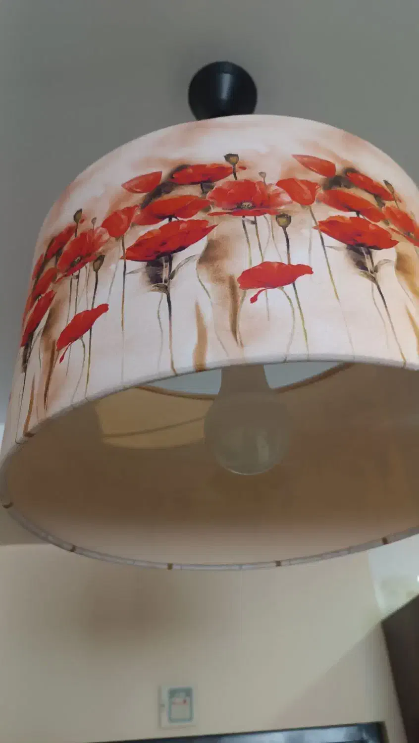 آویز لوستر بدنه خراطی چوبی|لوستر و چراغ آویز|کرج, گلشهر|دیوار