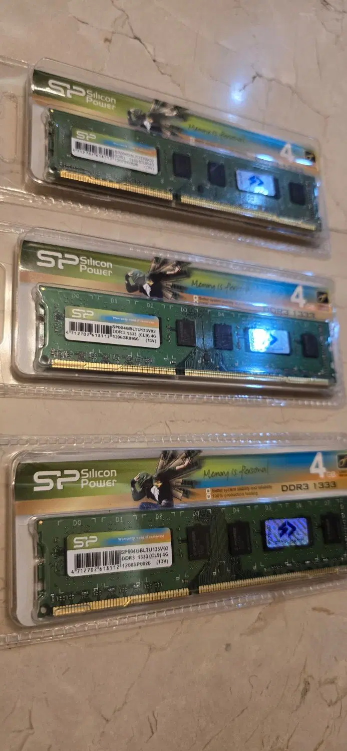 تعدادی رم ddr3 چهار و دو گیگ|قطعات و لوازم جانبی رایانه|تهران, دهونک|دیوار