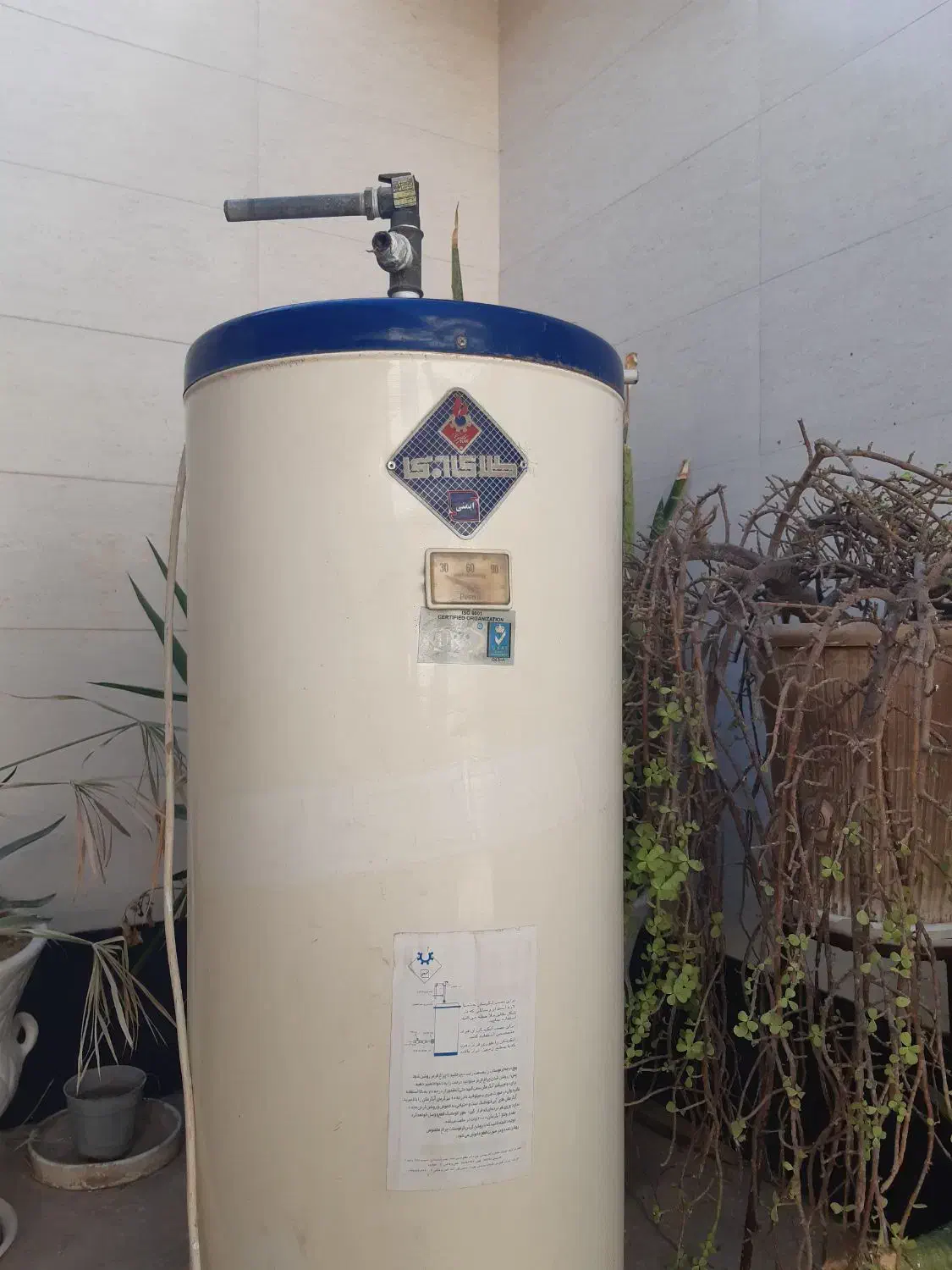 آبگرمکن برقی طلای آبی ۱۲۰ لیتری|آبگرمکن، پکیج، شوفاژ|دیلم, |دیوار