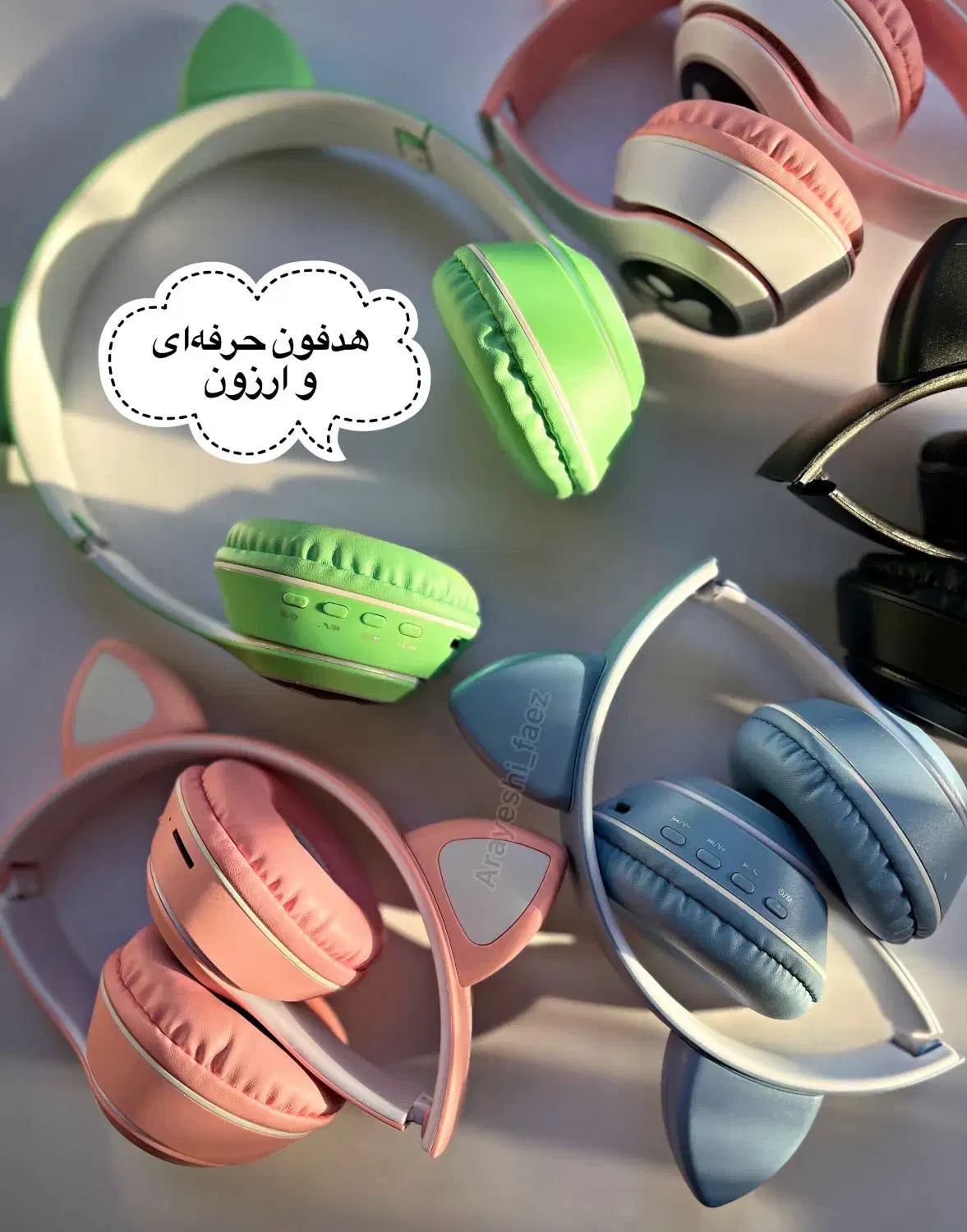 هدفون گربه ای ایرپادپاوربانک هندزفری ساعت اسپیکر|لوازم جانبی موبایل و تبلت|مشهد, رضاشهر|دیوار