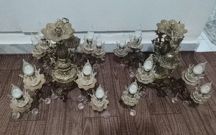 لوستر|لوستر و چراغ آویز|قدس, شهر‌قدس|دیوار