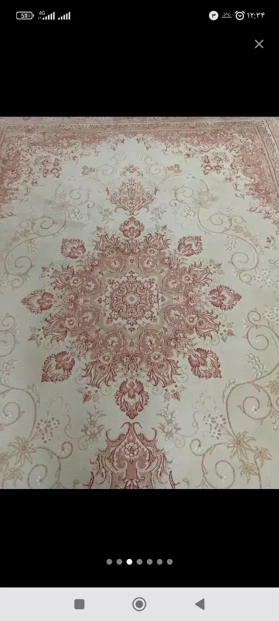 فرش دوازده متری گل برجسته|فرش|گتاب, |دیوار
