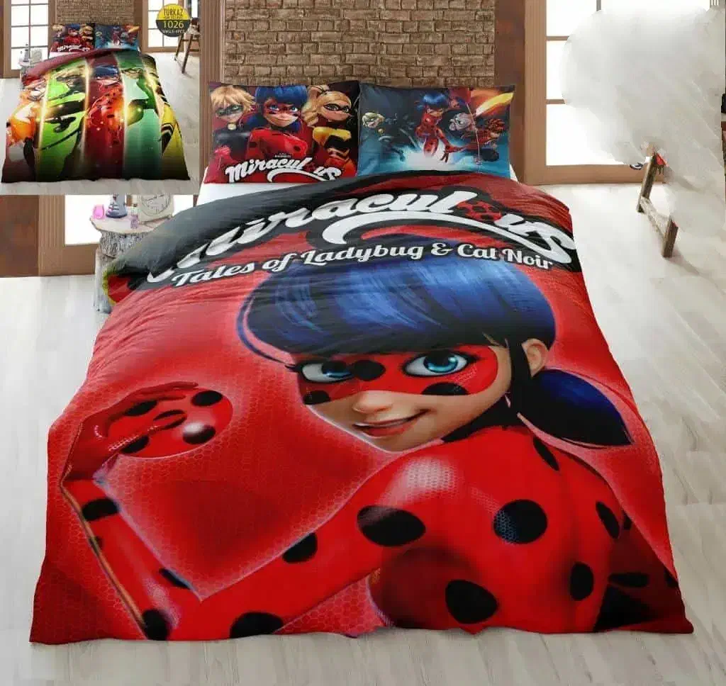 لحاف دختر کفشدوزکی|رختخواب، بالش، پتو|اهواز, گلستان|دیوار