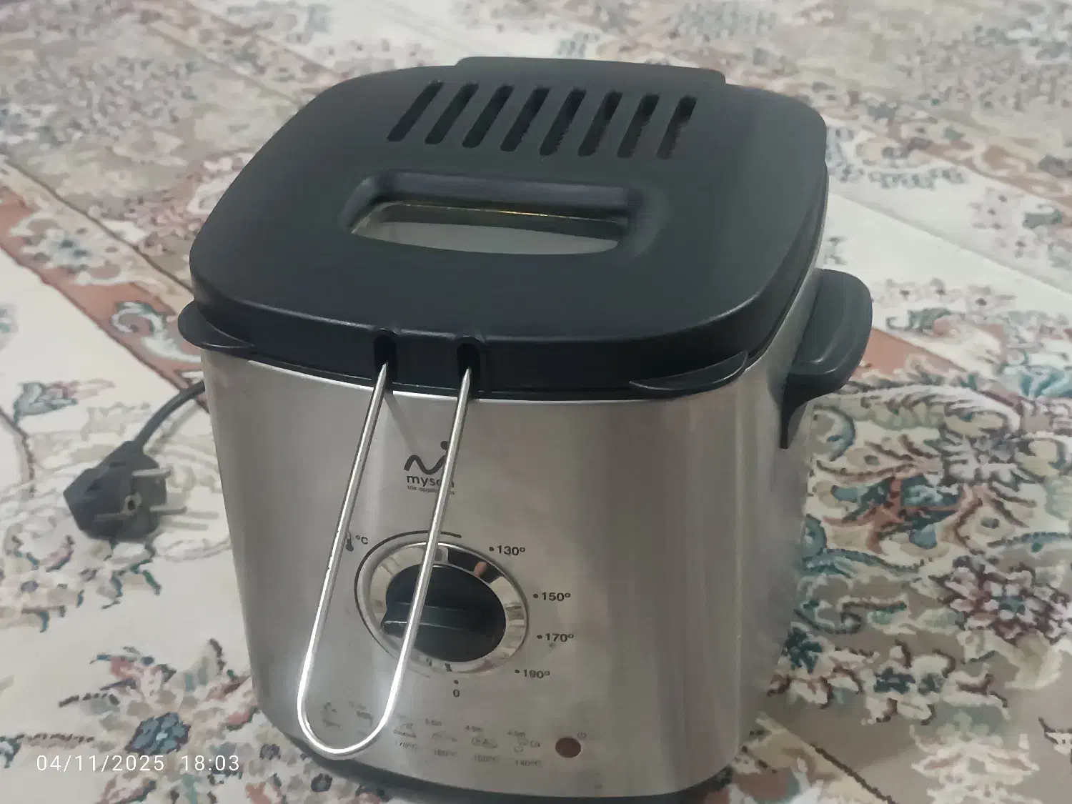 مینی سرخ کن mysonمدل ۳۷۸|اجاق گاز و لوازم برقی پختوپز|شاهرود, |دیوار