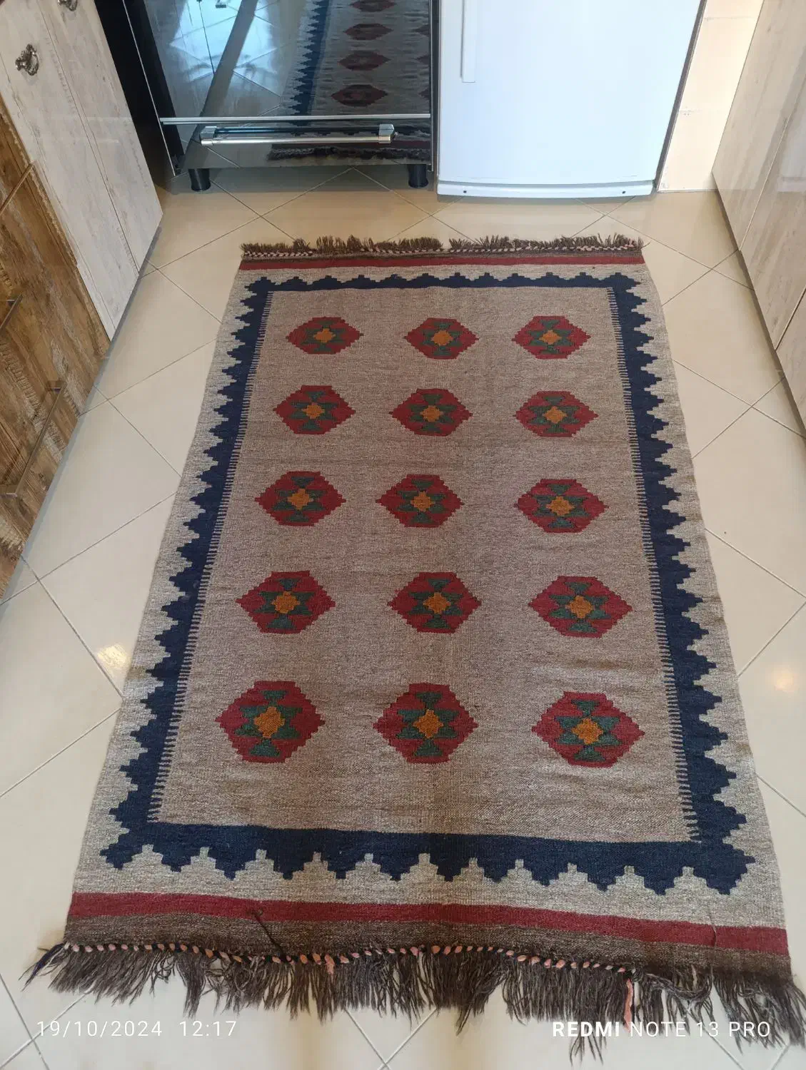 گبه ترکمنی|گلیم، جاجیم، گبه|گلبهار, شهر جدید گلبهار|دیوار