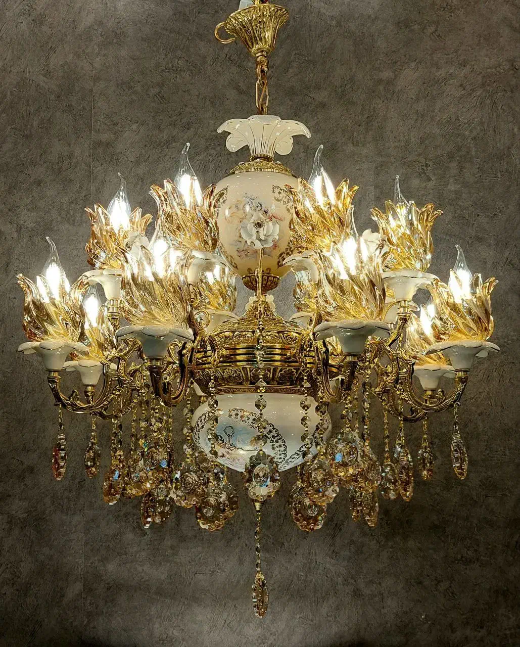 تولید انواع لوسترهای برنز و ترکیبی برنز و.. رستمی|لوستر و چراغ آویز|نظرآباد, نظرآباد|دیوار