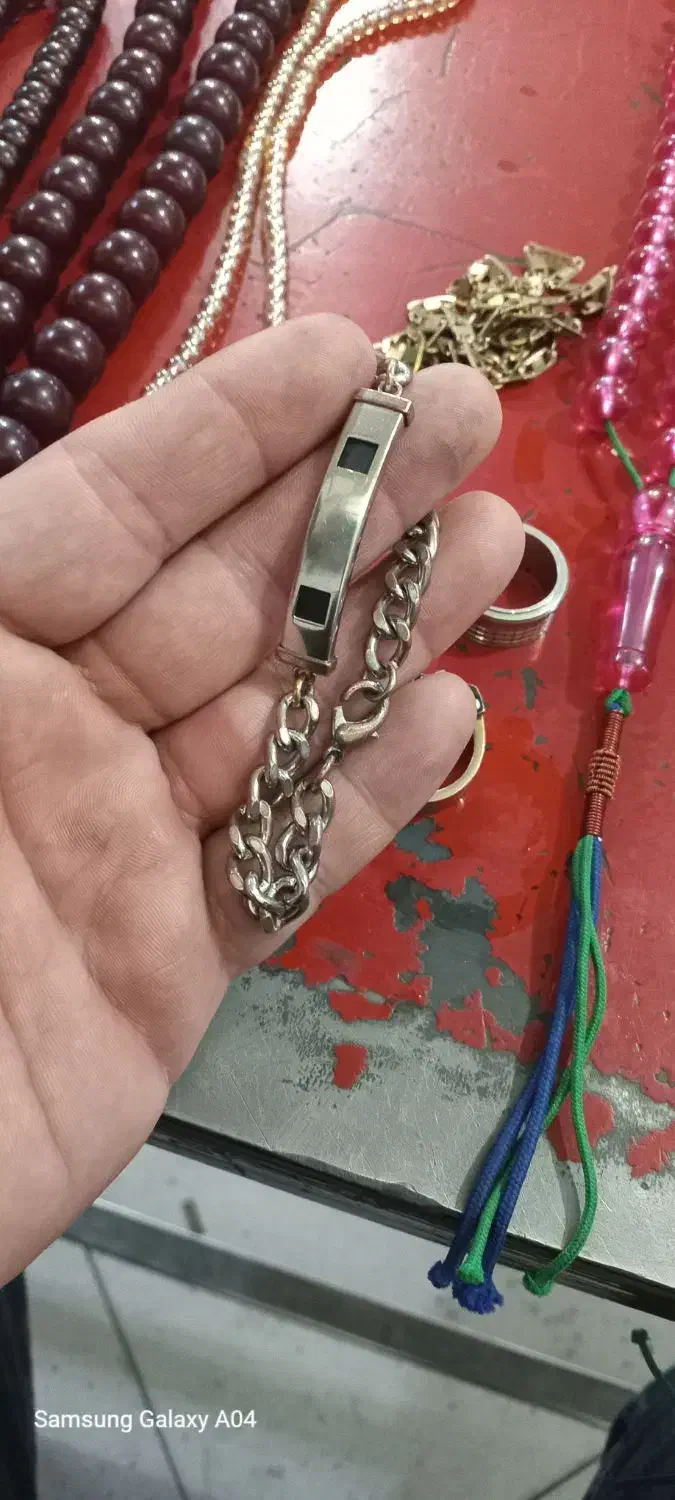 زنجیر رنگ ثابت و انگشترهای رنگ ثابت و دستبند ساعت|بدلیجات|خوی, |دیوار