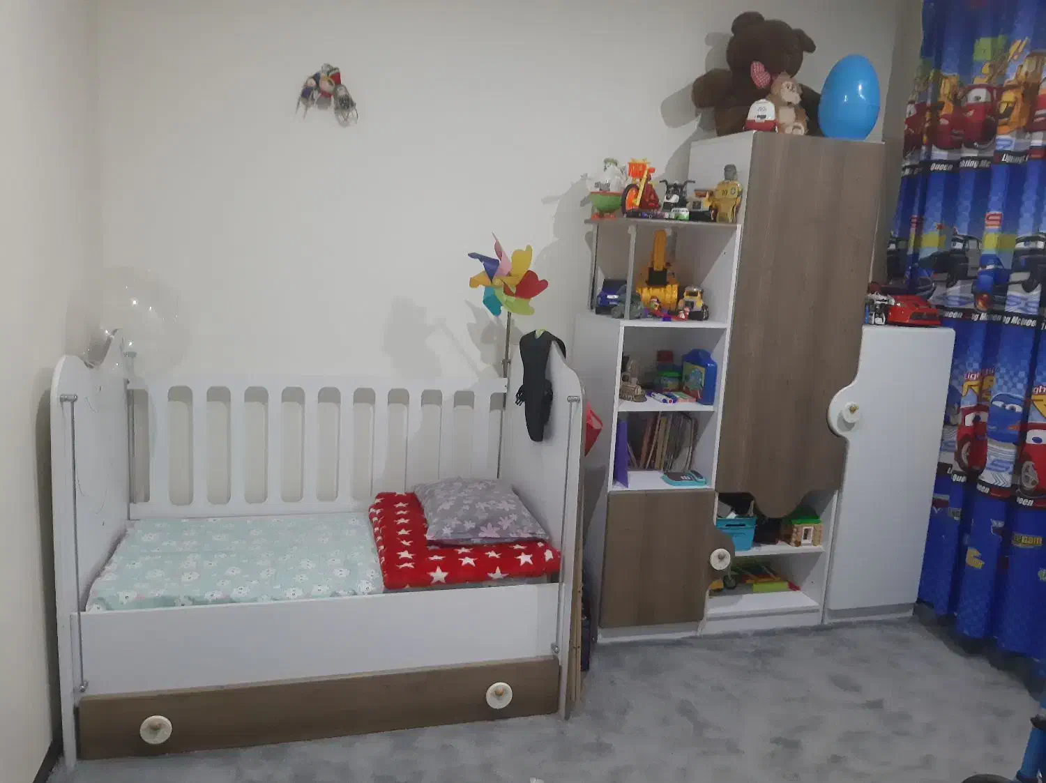 تخت و کمد بچه|تخت و سرویس خواب|گرمدره, |دیوار