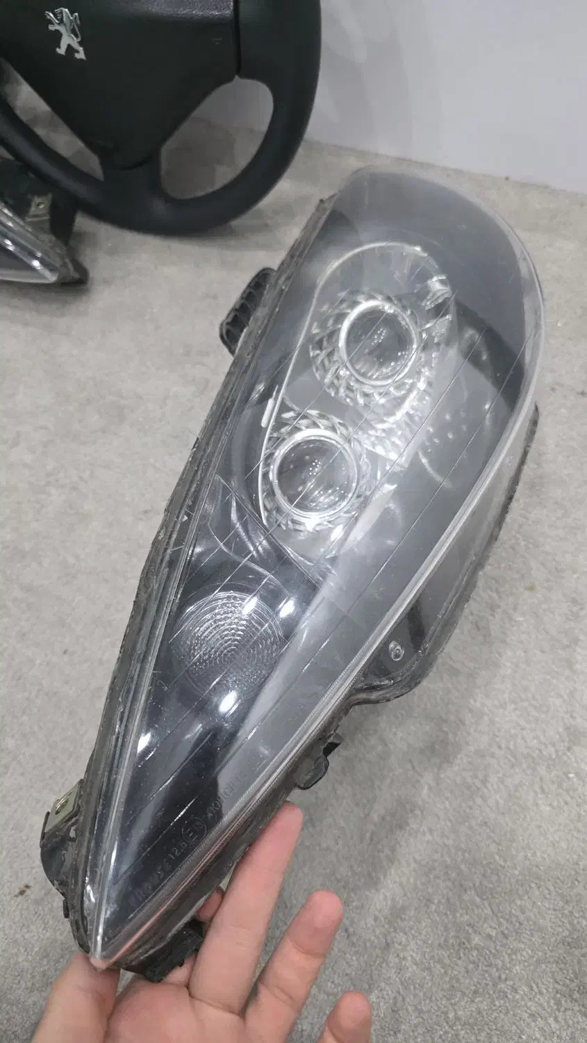 چراغ جلو ۲۰۶ کروز ، دبل لنز زیمر ، فرمان ۲۰۷|قطعات یدکی و لوازم جانبی|شیراز, پشم شیشه|دیوار
