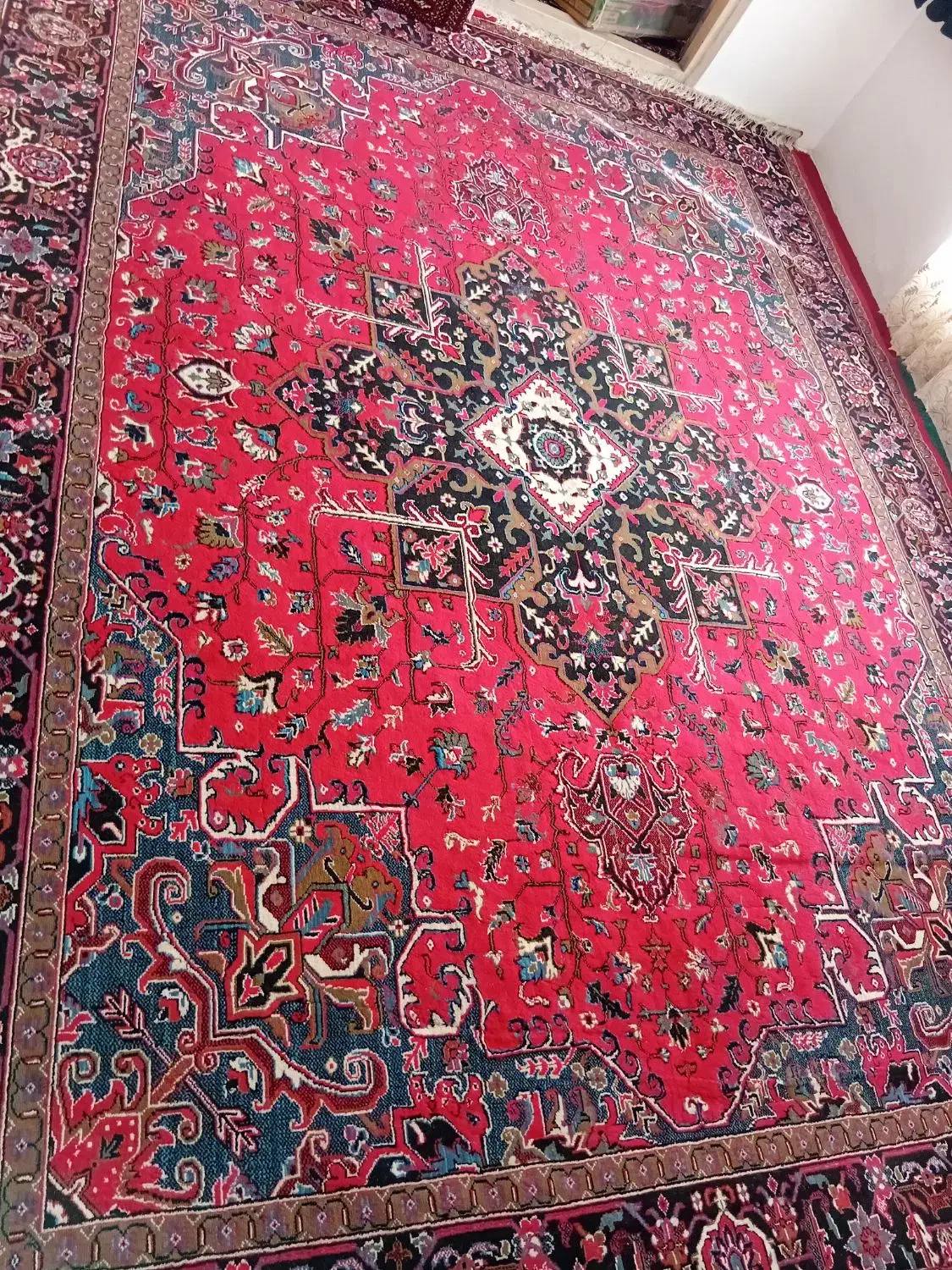 فرش|فرش|سراب, |دیوار