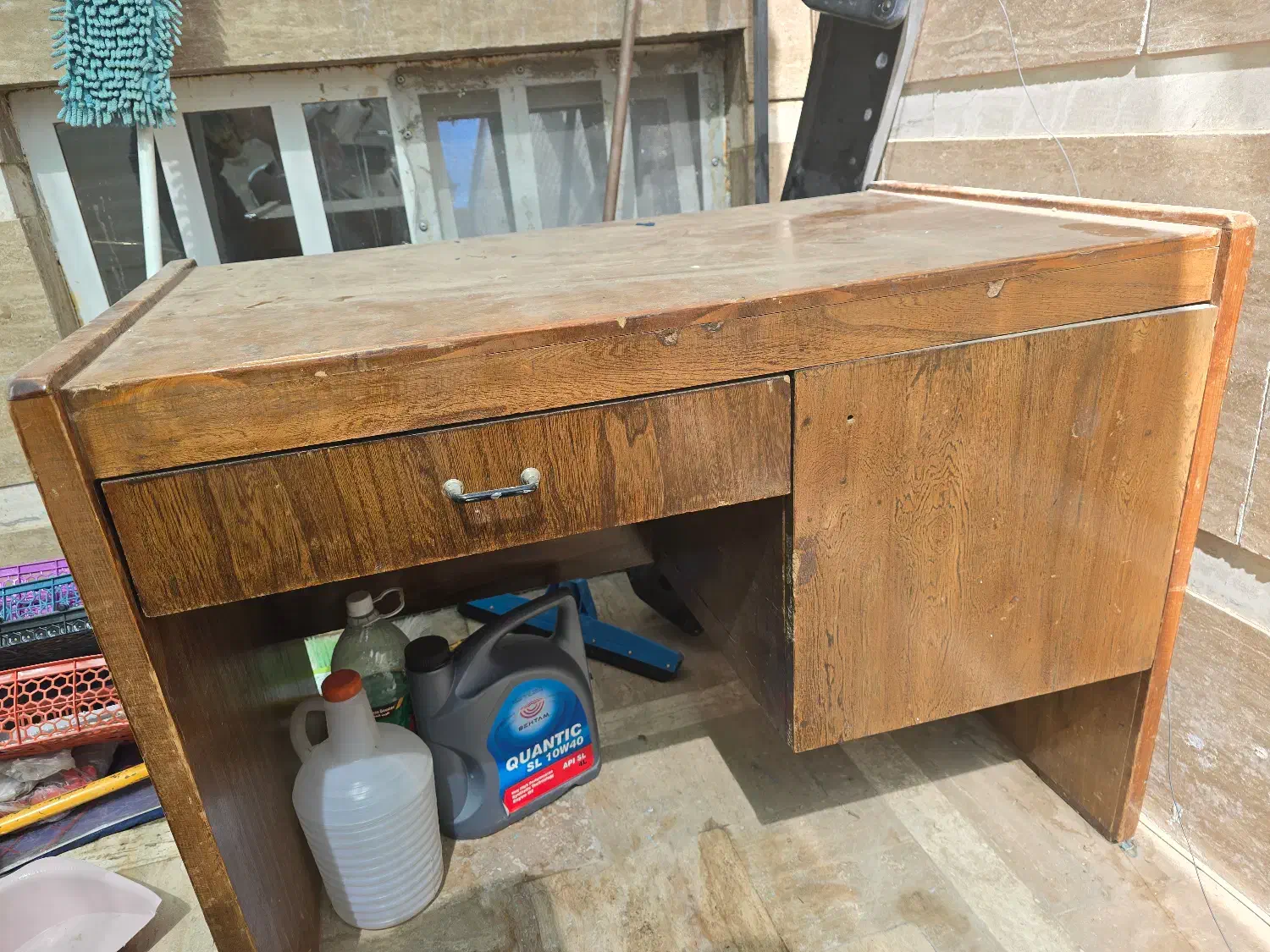 میز تحریر تمام چوب|میز تحریر و کامپیوتر|یزد, |دیوار