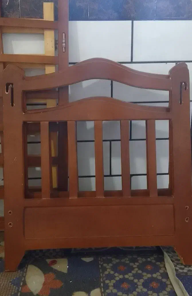 تخت گهواره ای کودک|تخت و سرویس خواب|شوش, |دیوار