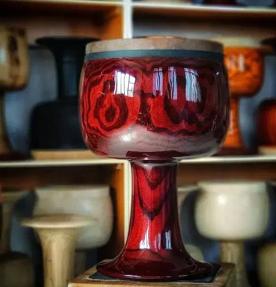 تنبک کلکسیونی چوب توت|سازهای سنتی|ری, دیلمان|دیوار