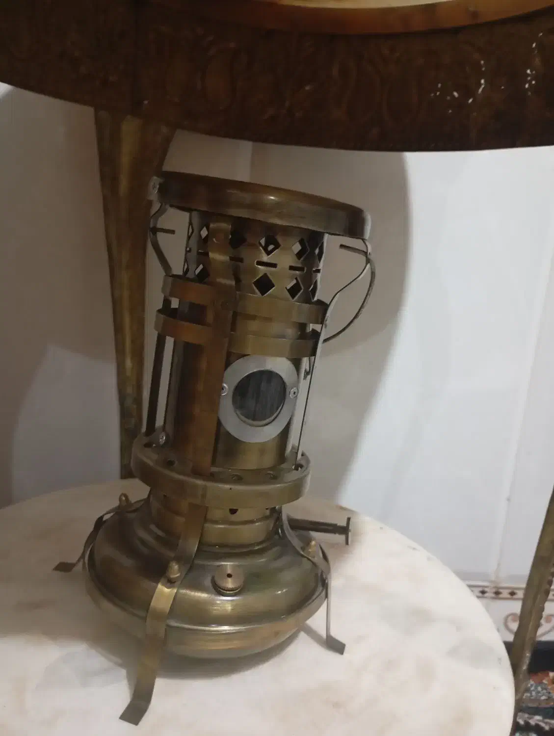 چراغ طرح مسی|مجسمه، تندیس، ماکت|قم, علی آباد سعدگان|دیوار