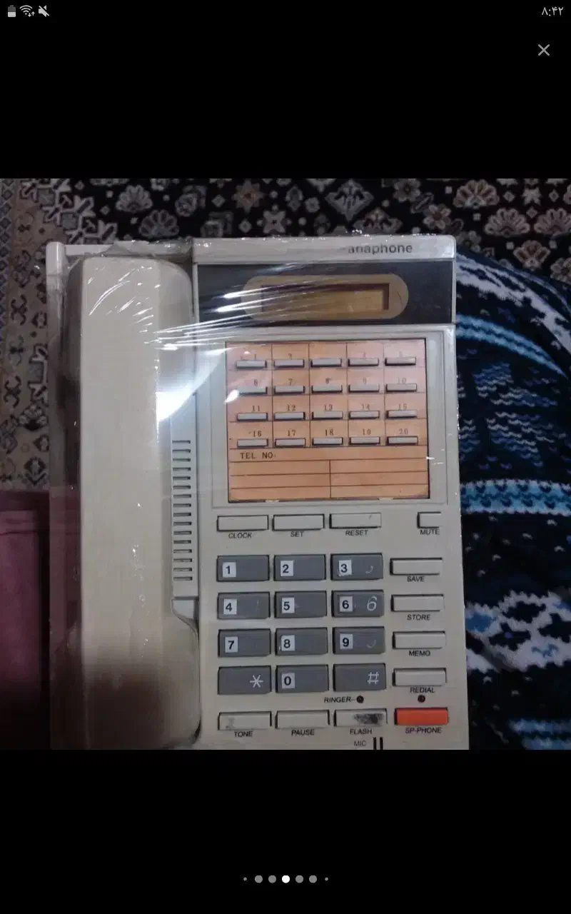 تلفن پاناسونیک سانترال دو خط|تلفن رومیزی|سرخرود, |دیوار