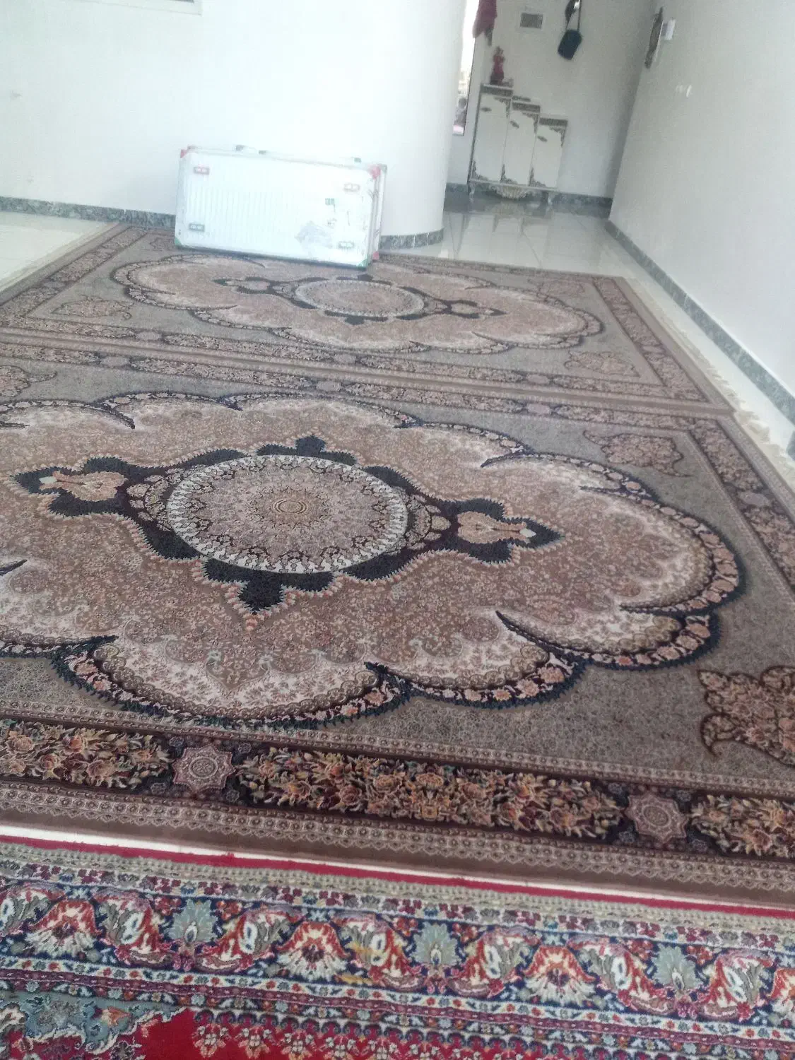 فرش ۹ متری جفت معاوضه با ۱۲متری جفت|فرش|رباطکریم, رباطکریم|دیوار