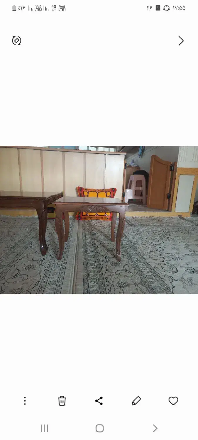 میز وگل میز جلو مبلی.چوب اعلا|مبلمان خانگی و میز عسلی|نورآباد ممسنی, |دیوار