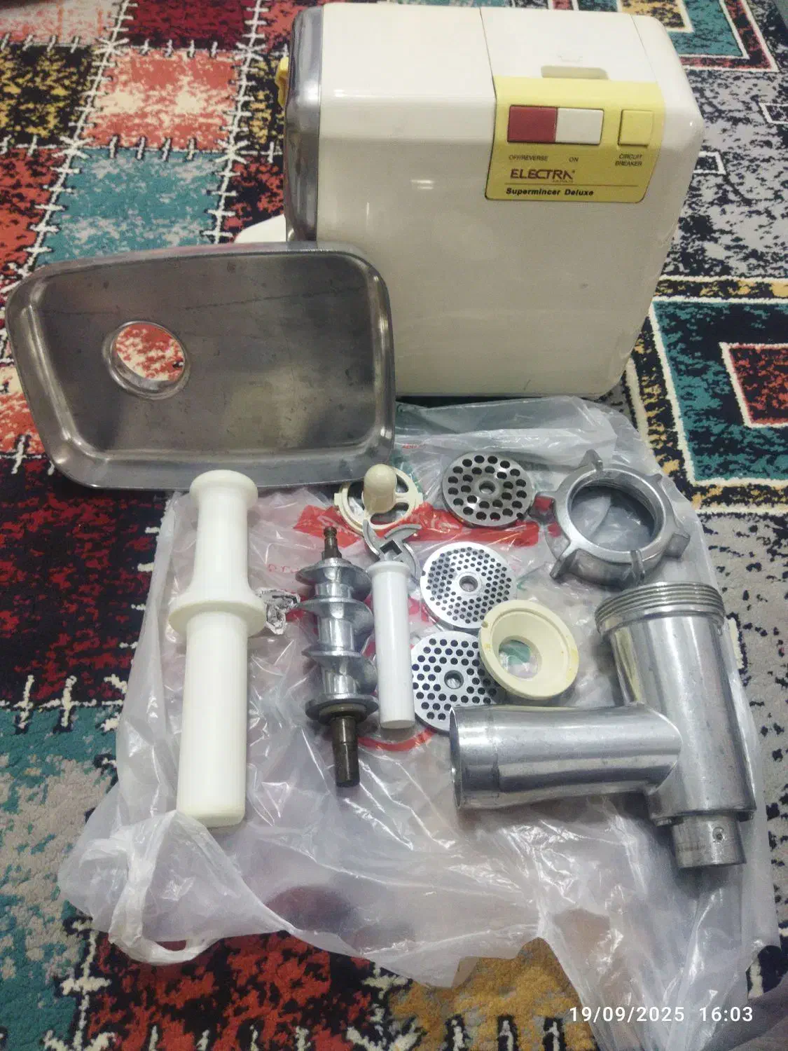 لوازم جانبی چرخ گوشت مدل الکترا|خردکن، آسیاب، غذاساز|اهواز, ۲۵۴دستگاه|دیوار
