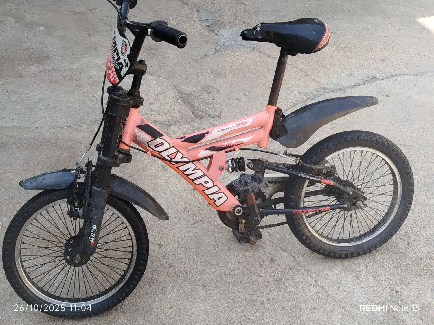 دوچرخه 16 المپیا در حد نو سالم|دوچرخه، اسکیت، اسکوتر|شوشتر, |دیوار