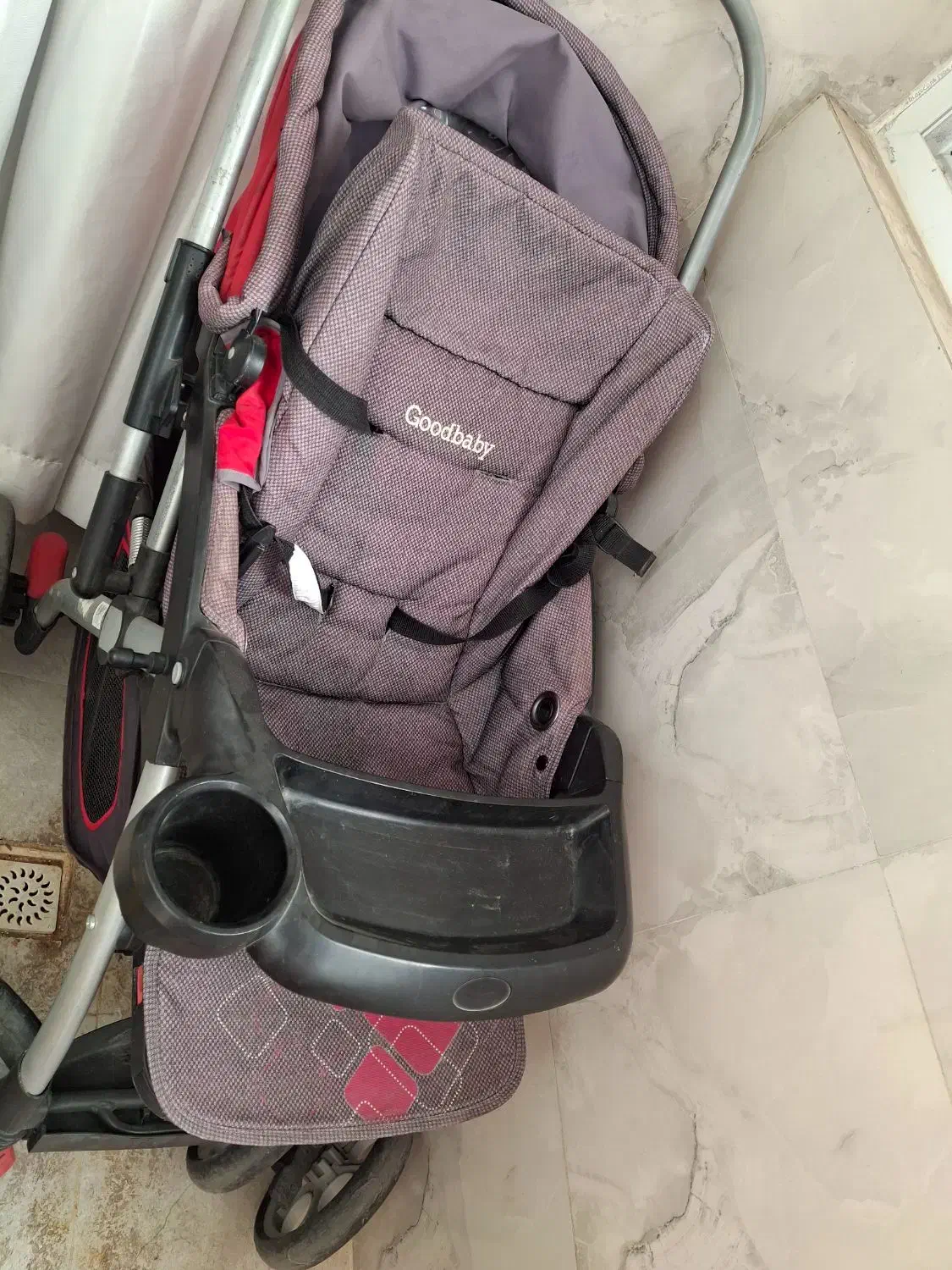 کالسکه گود بیبی به همراه کریهر رایگان|کالسکه و لوازم جانبی|ماهدشت, |دیوار