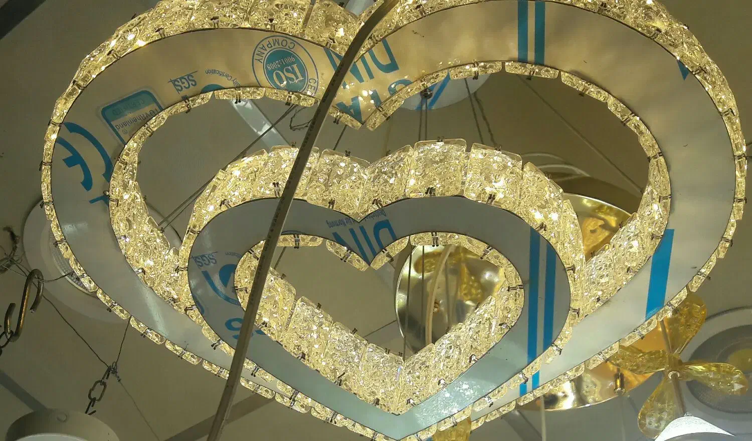 انواع لوستر کریستالی|لوستر و چراغ آویز|قزوین, |دیوار