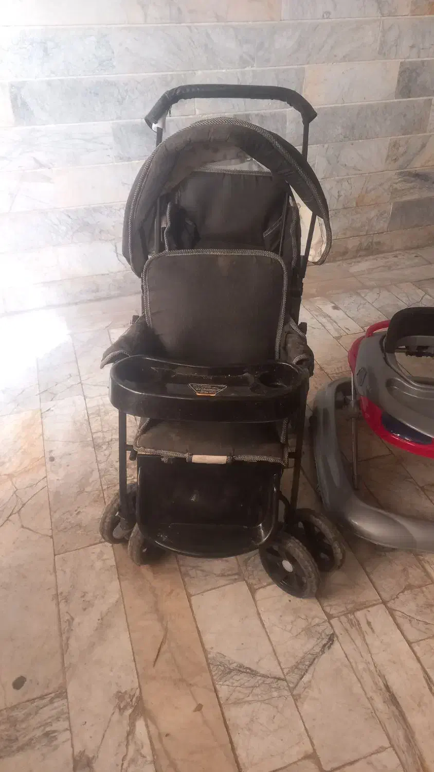 کالسکه دوقلو درحد نو|کالسکه و لوازم جانبی|محمدشهر, محمدشهر|دیوار