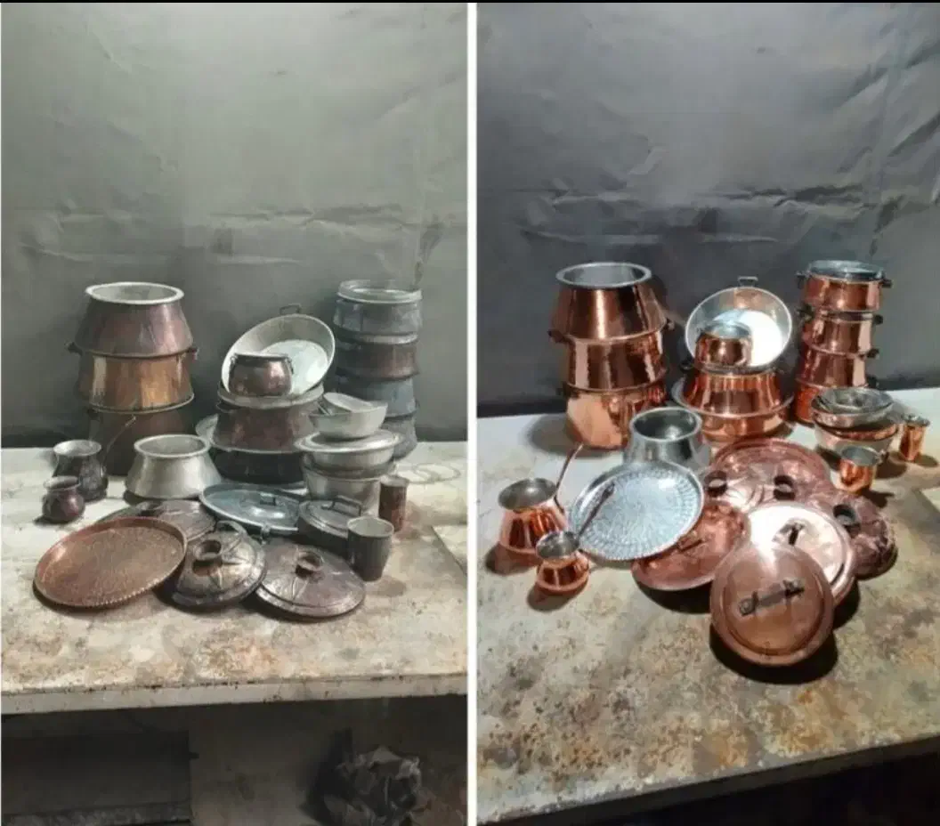 تعمیرات و سفید گری ظروف مسی|خدمات پیشه و مهارت|گرمسار, |دیوار