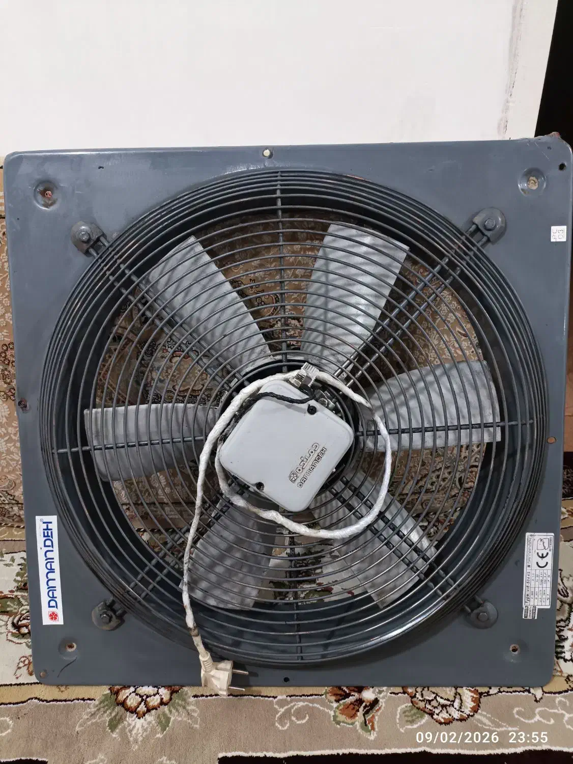 هواکش صنعتی|پنکه و تصفیه‌کنندهٔ هوا|رباط‌کریم, رباط‌کریم|دیوار