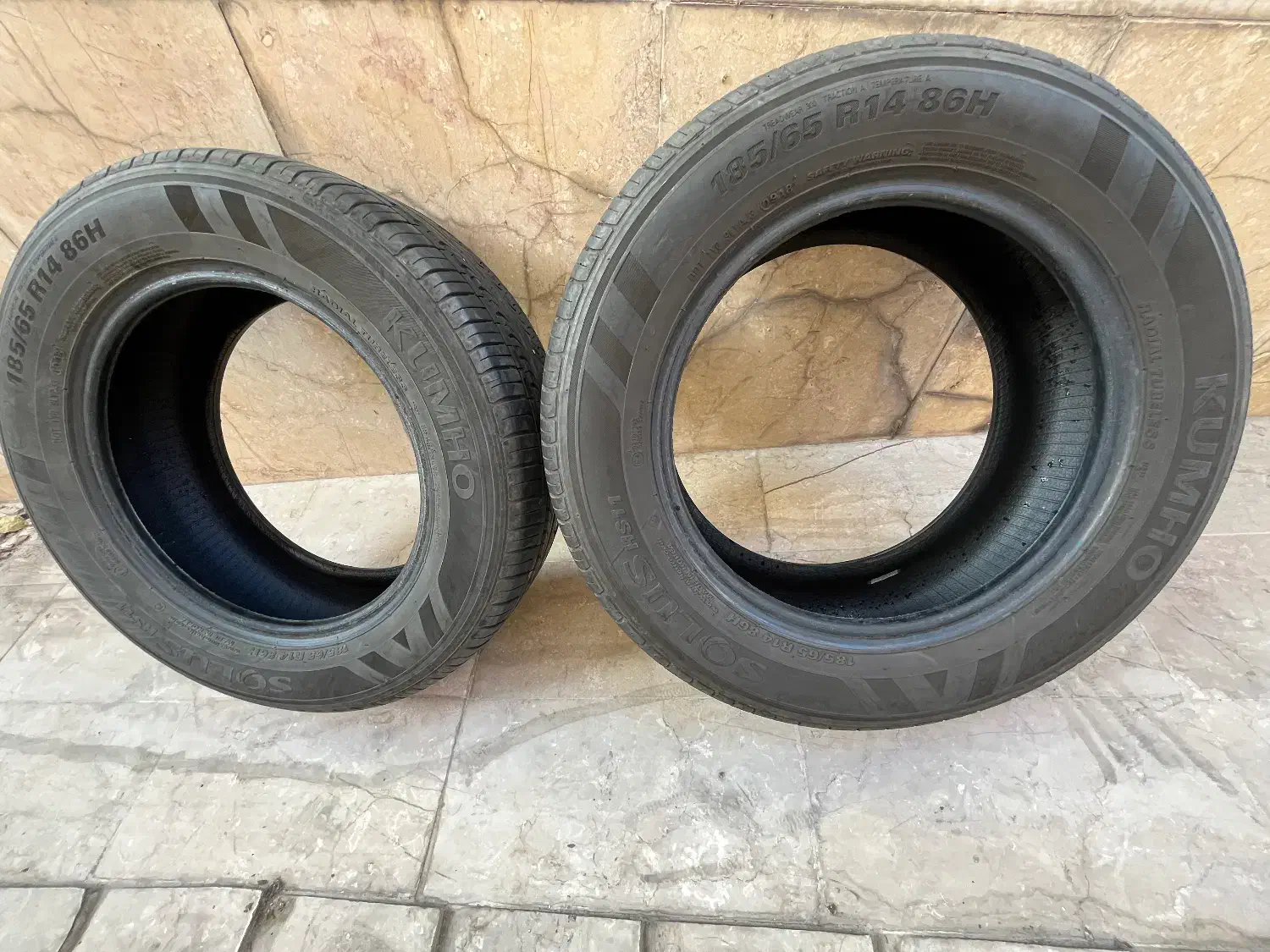 2حلقه لاستیک استوک کومهو کره 185/65/14|قطعات یدکی و لوازم جانبی|تهران, سلسبیل شمالی|دیوار
