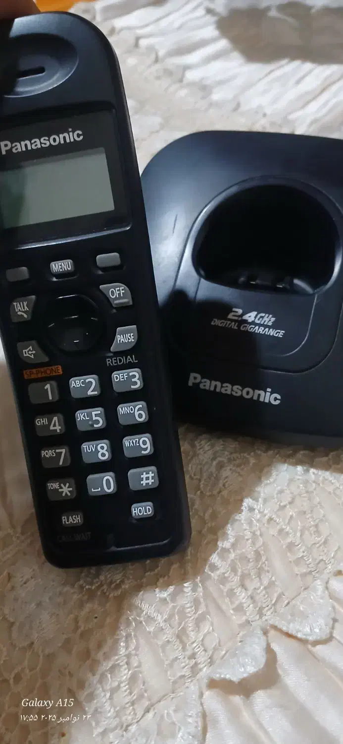 تلفن بیسیم پاناسونیک اصل مالزی|تلفن رومیزی|بندرعباس, |دیوار