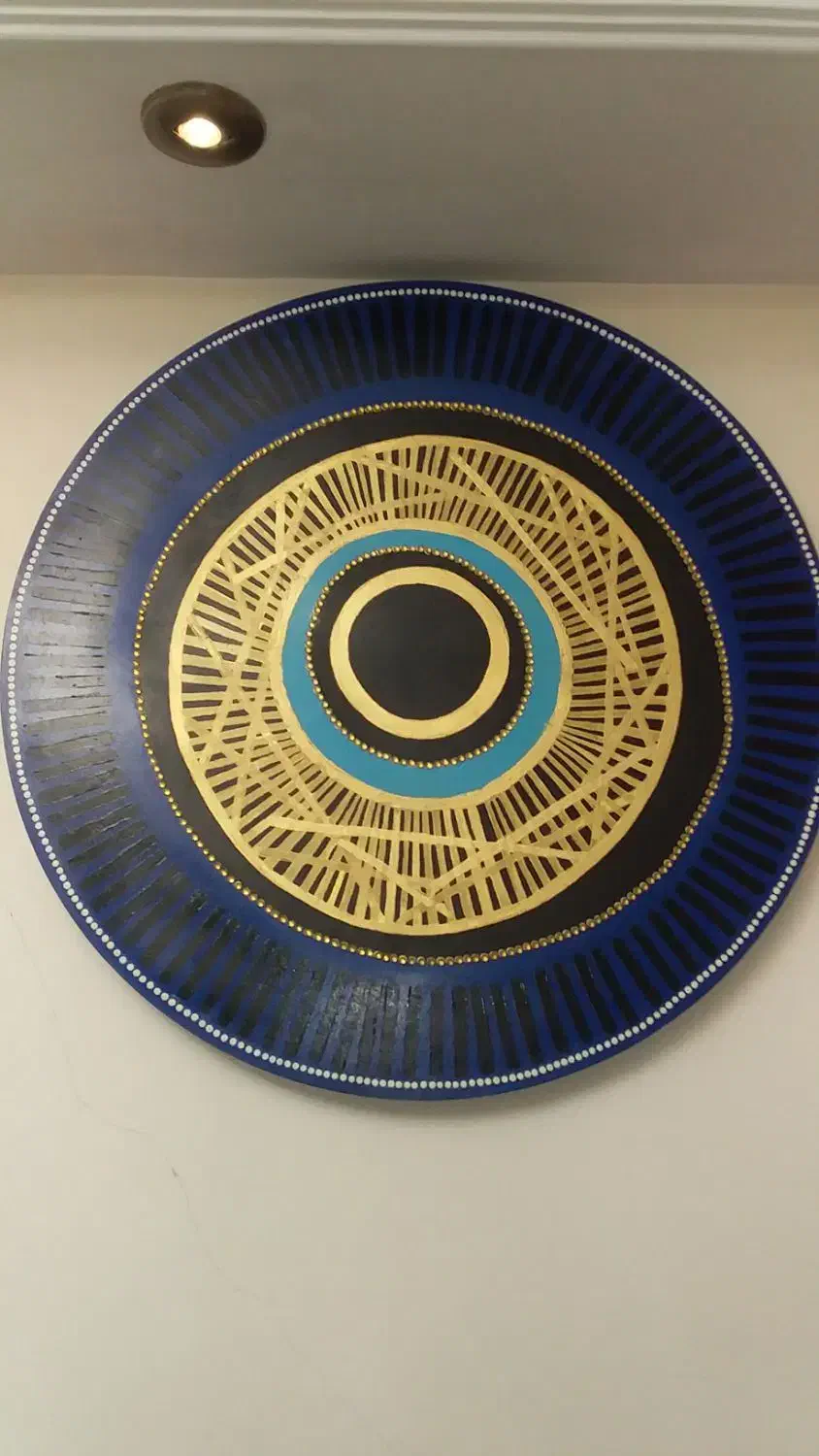 تابلو چشم نظر کار دست و نگین دار|تابلو، نقاشی، عکس|کرج, حسینآباد|دیوار