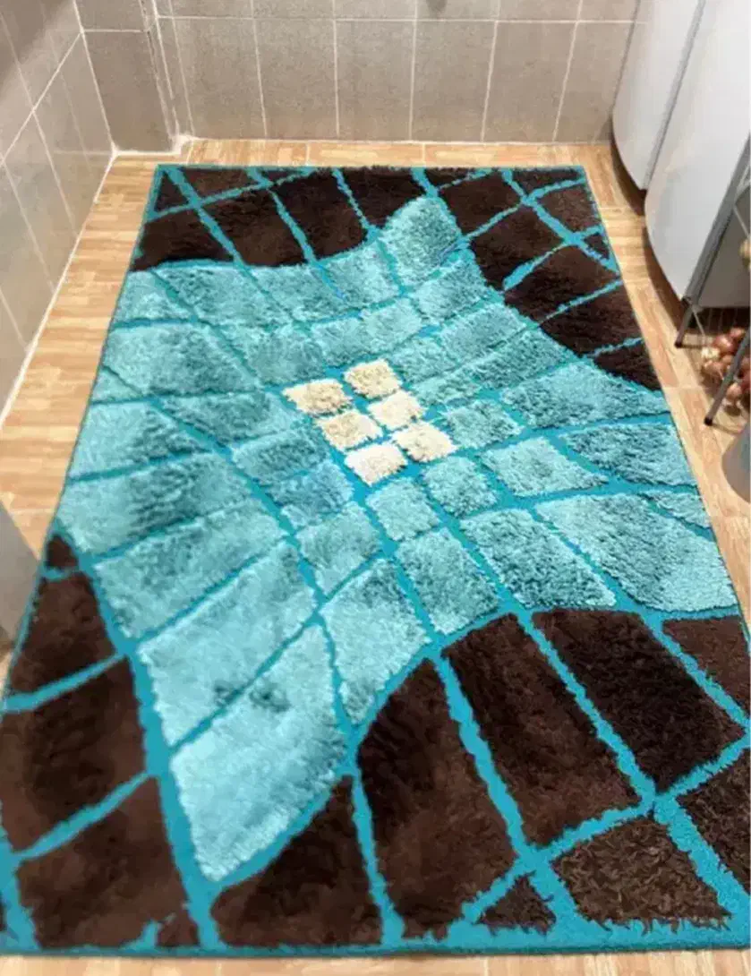 گلیم فرش آبی|گلیم، جاجیم، گبه|بانه, |دیوار