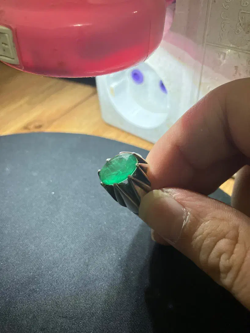 انگشتر زمرد کلمبیا ۱۱.۵ گرم|جواهرات|تهران, تهرانسر غربی|دیوار