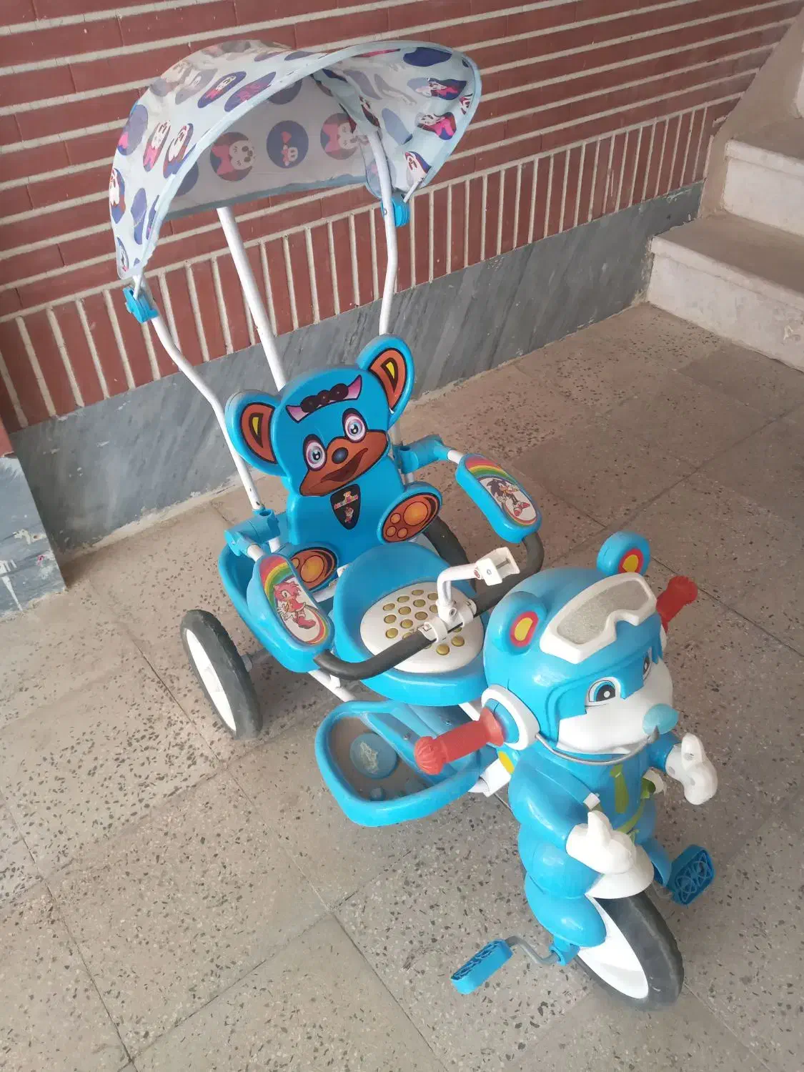 سه چرخه موزیکال|اسباب‌بازی بچه|قزوین, |دیوار