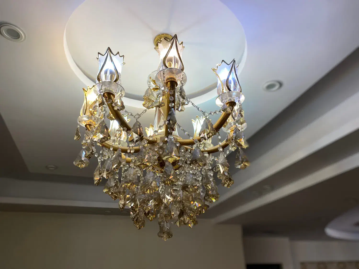 یک جفت لوستر و ست آباژر|لوستر و چراغ آویز|تهران, سعادتآباد|دیوار