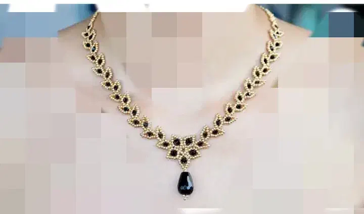 گردنبند منجوق بافت|بدلیجات|اهر, |دیوار