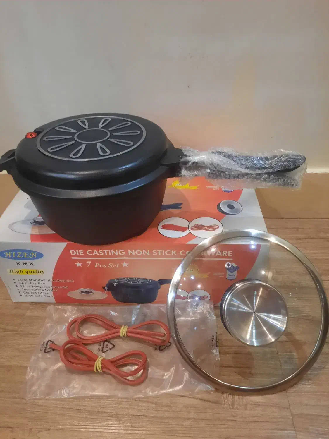 زودپز ماهیتابه رژیمی قابلمه (چند کاره چدنی تفلون )|ظروف پخت‌وپز|اهواز, کوروش|دیوار