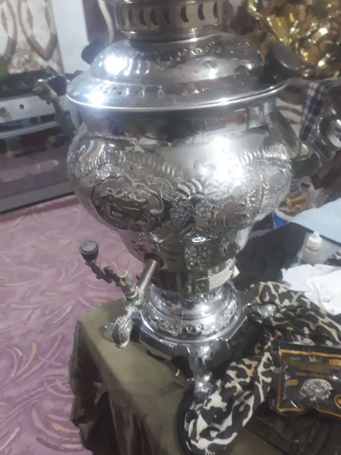 سماور گازی برنجی|سماور، چای‌ساز، قهوه‌ساز|سبزوار, رضوی|دیوار