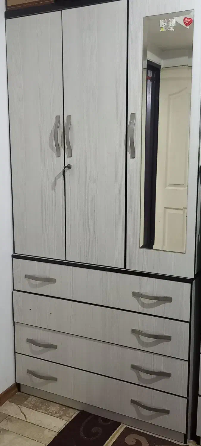 کمد لباس همراه با دراور|جاکفشی، کمد، دراور|پاکدشت, پاکدشت (مامازند)|دیوار