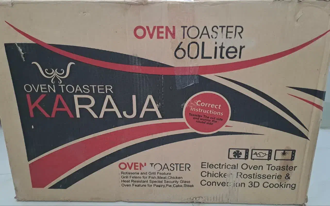 آون تستر 60 لیتری کاراجا سفید مشکی تمام لمسی|اجاق گاز و لوازم برقی پختوپز|شیراز, انجیر|دیوار